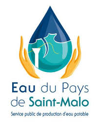 Eau du Pays de Saint-Malo Service public de production d'eau potable logo  