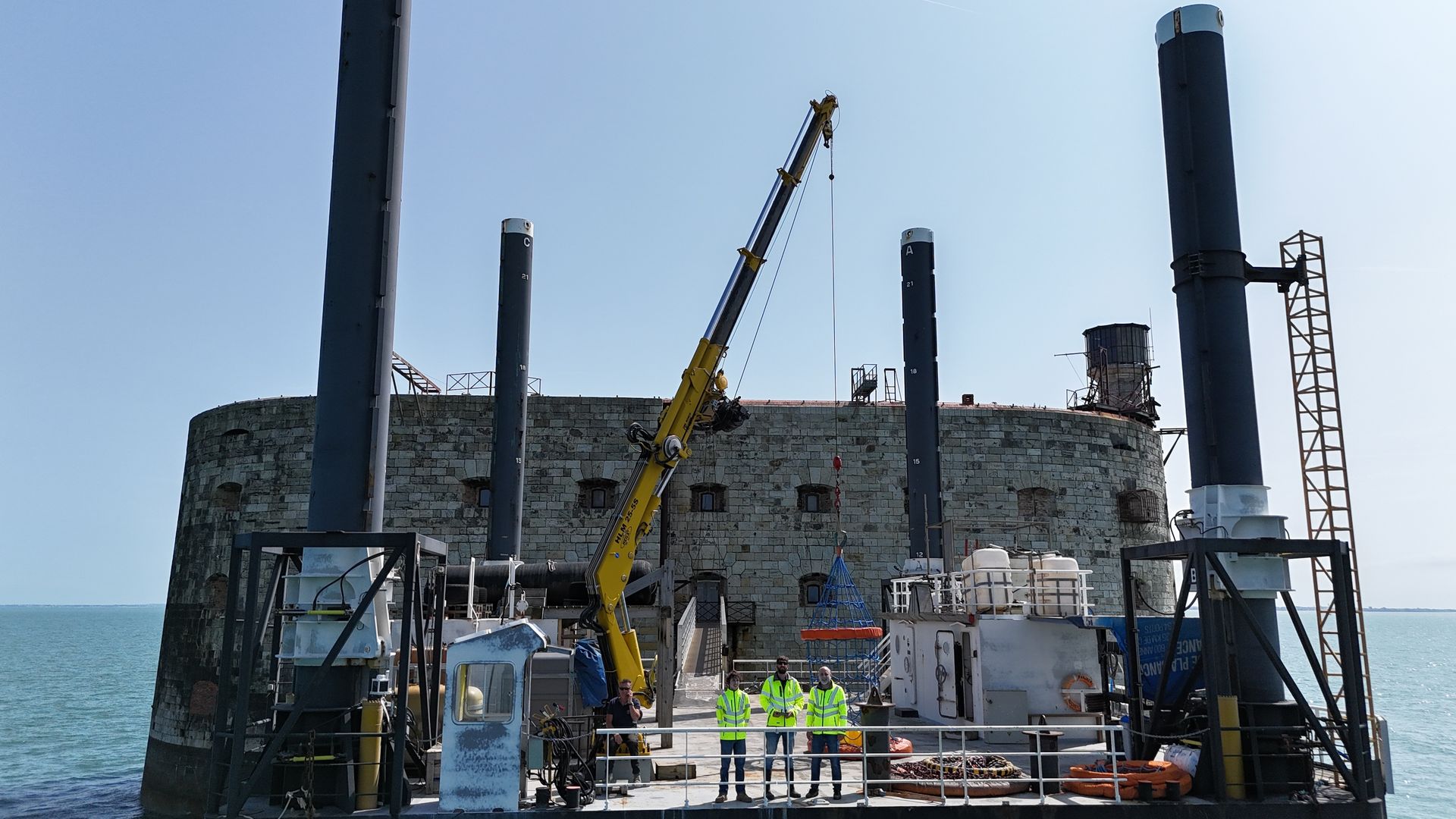 Deployment at fort boyard